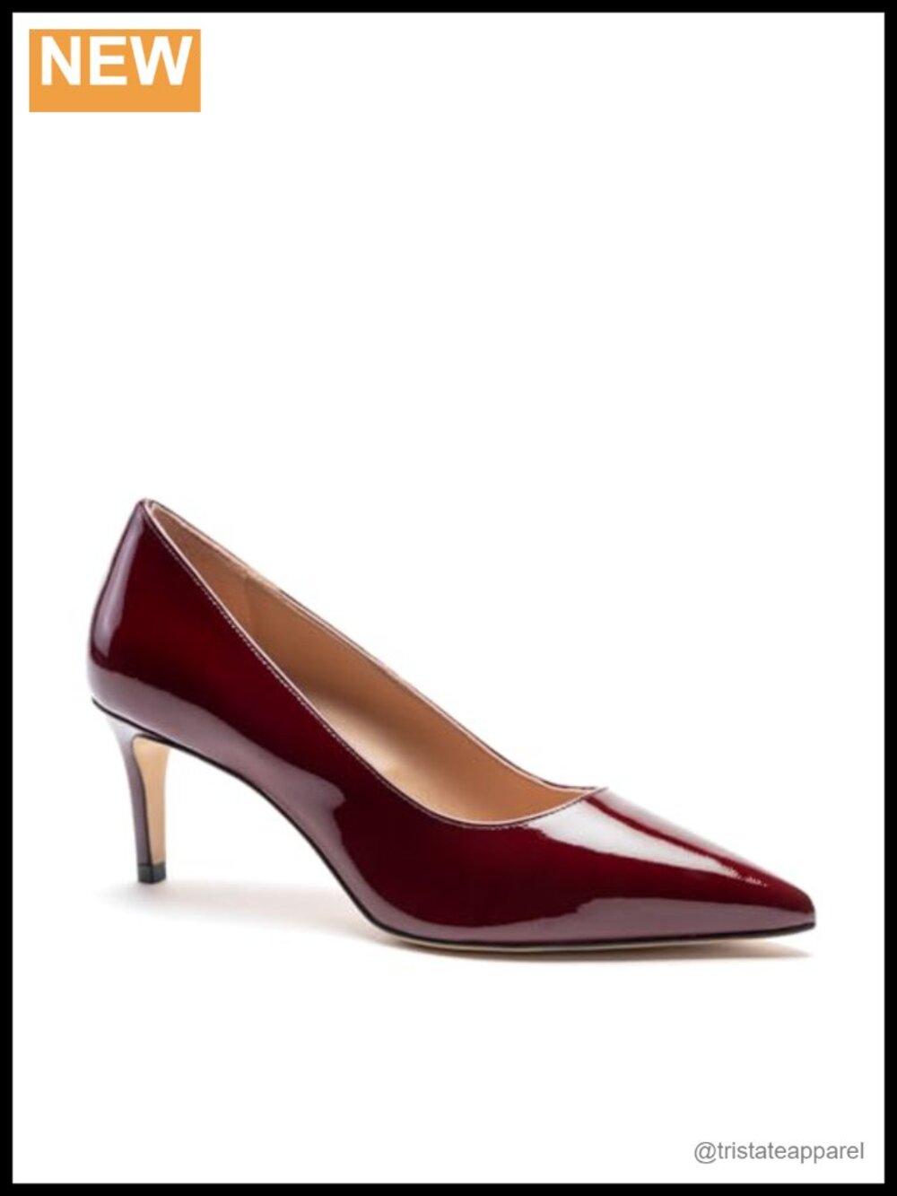 Italian Nappa Leather Pointed Toe Stiletto Heels Slip-On Pumps